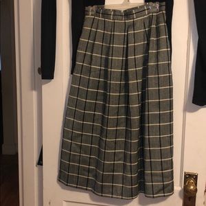 Plaid skirt